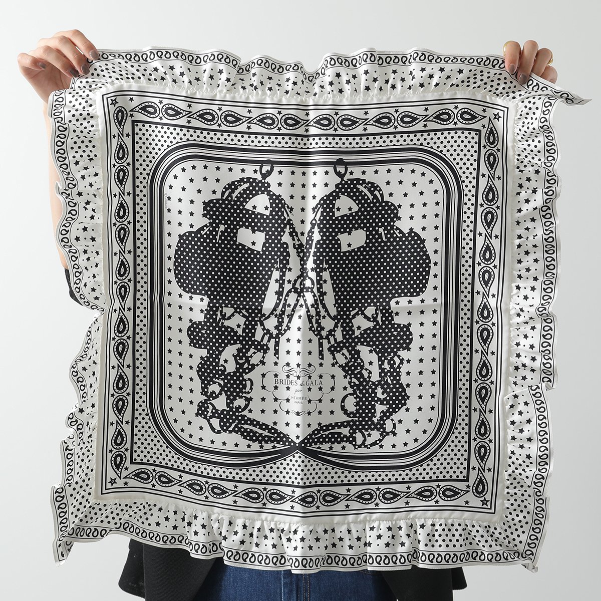 楽天市場】HERMES エルメス スカーフ CARRE カレH 70×70 H942669S