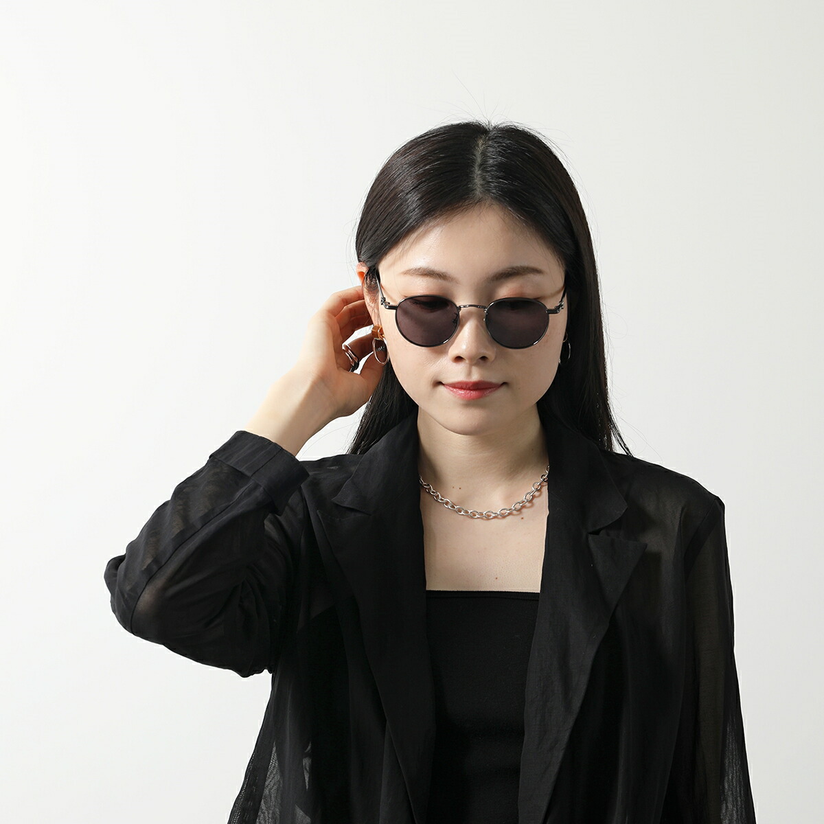 楽天市場】MONCLER モンクレール メガネ ML5204-H レディース