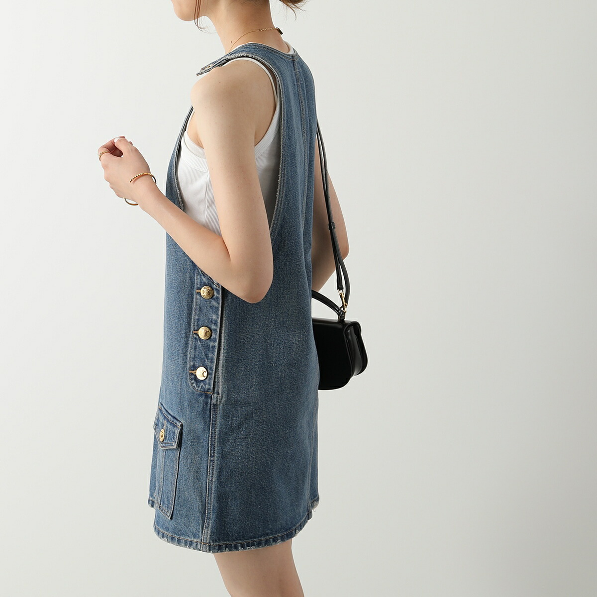 楽天市場】CELINE セリーヌ ワンピース 2U142930F.07UW レディース