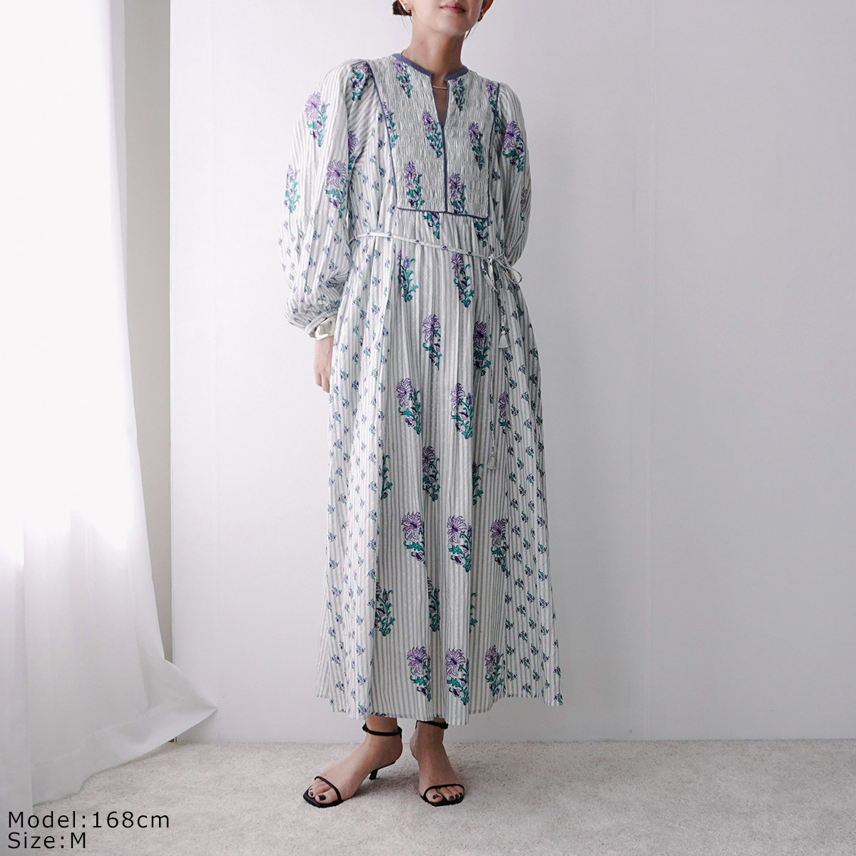 楽天市場】ne Quittez pas ヌキテパ ワンピース Cotton Jacquard Lily