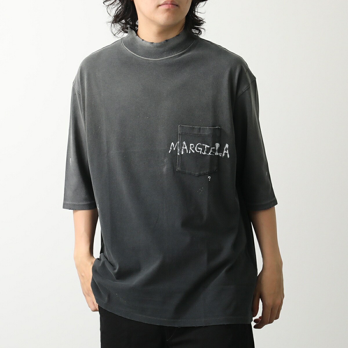 Maison Margiela ハイネック Tシャツ クリーム色 Maison Margiela