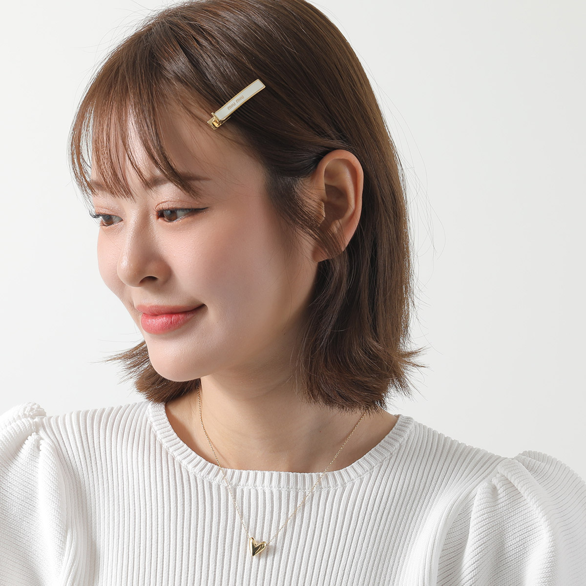 楽天市場】MIUMIU ミュウミュウ ヘアクリップ 5JF136 2F6T レディース