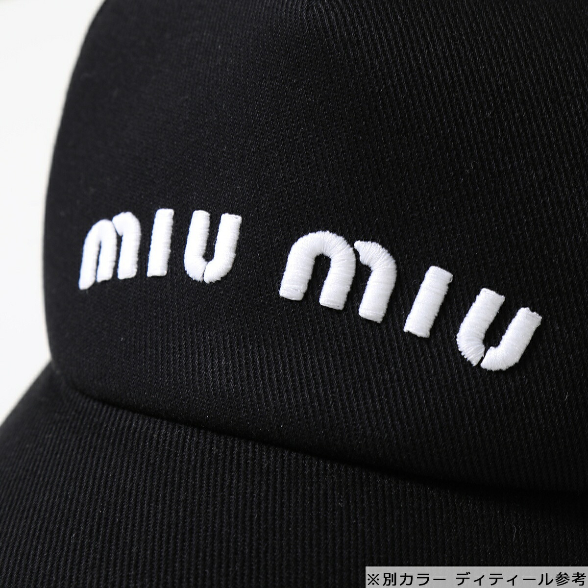 楽天市場】【カラー限定特価】MIUMIU ミュウミュウ ベースボール