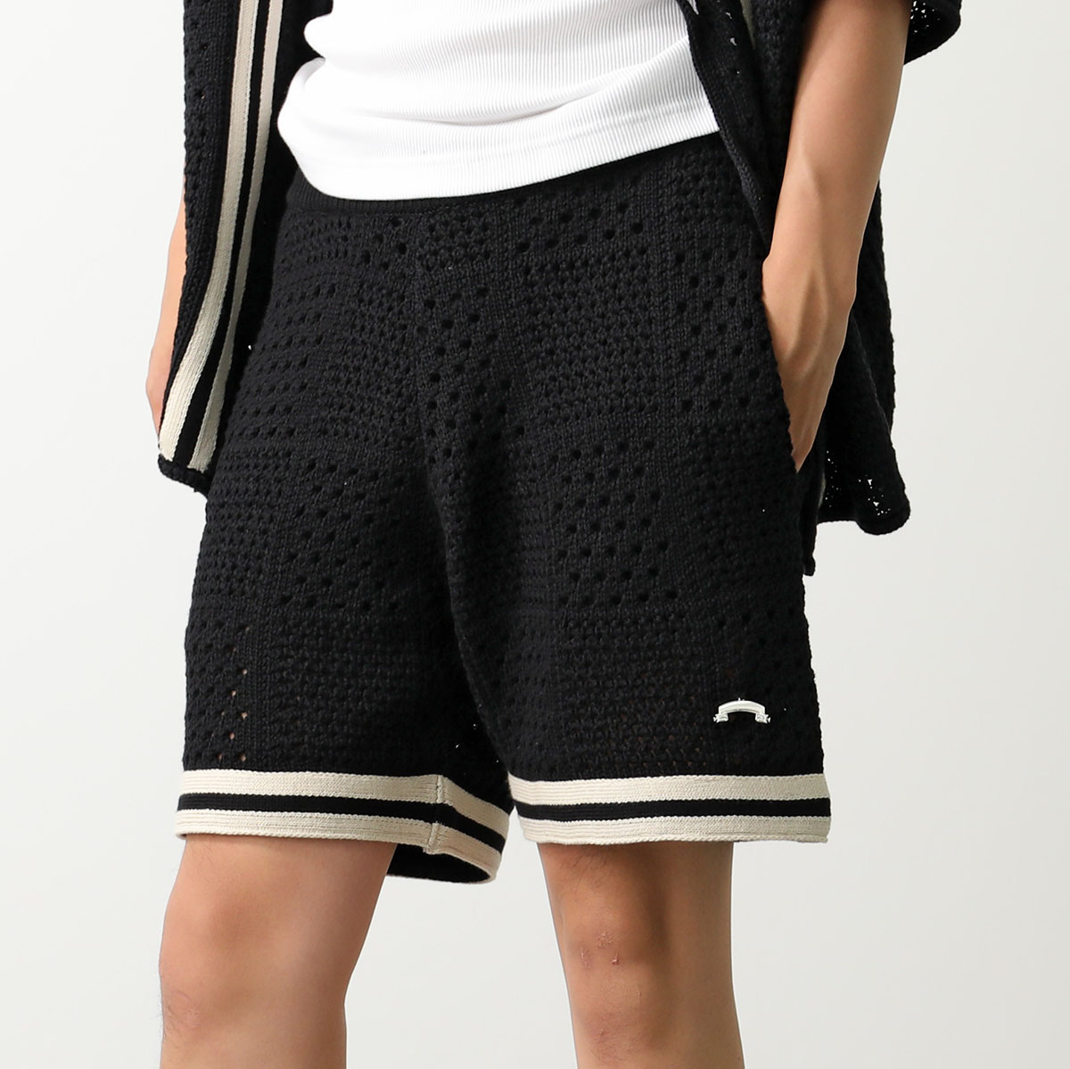 楽天市場】ASKYURSELF アスクユアセルフ ハーフパンツ BANNED KNIT