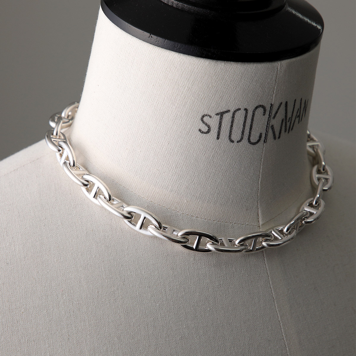 楽天市場】HERMES エルメス ネックレス Chaine d'ancre GM 29コマ 31