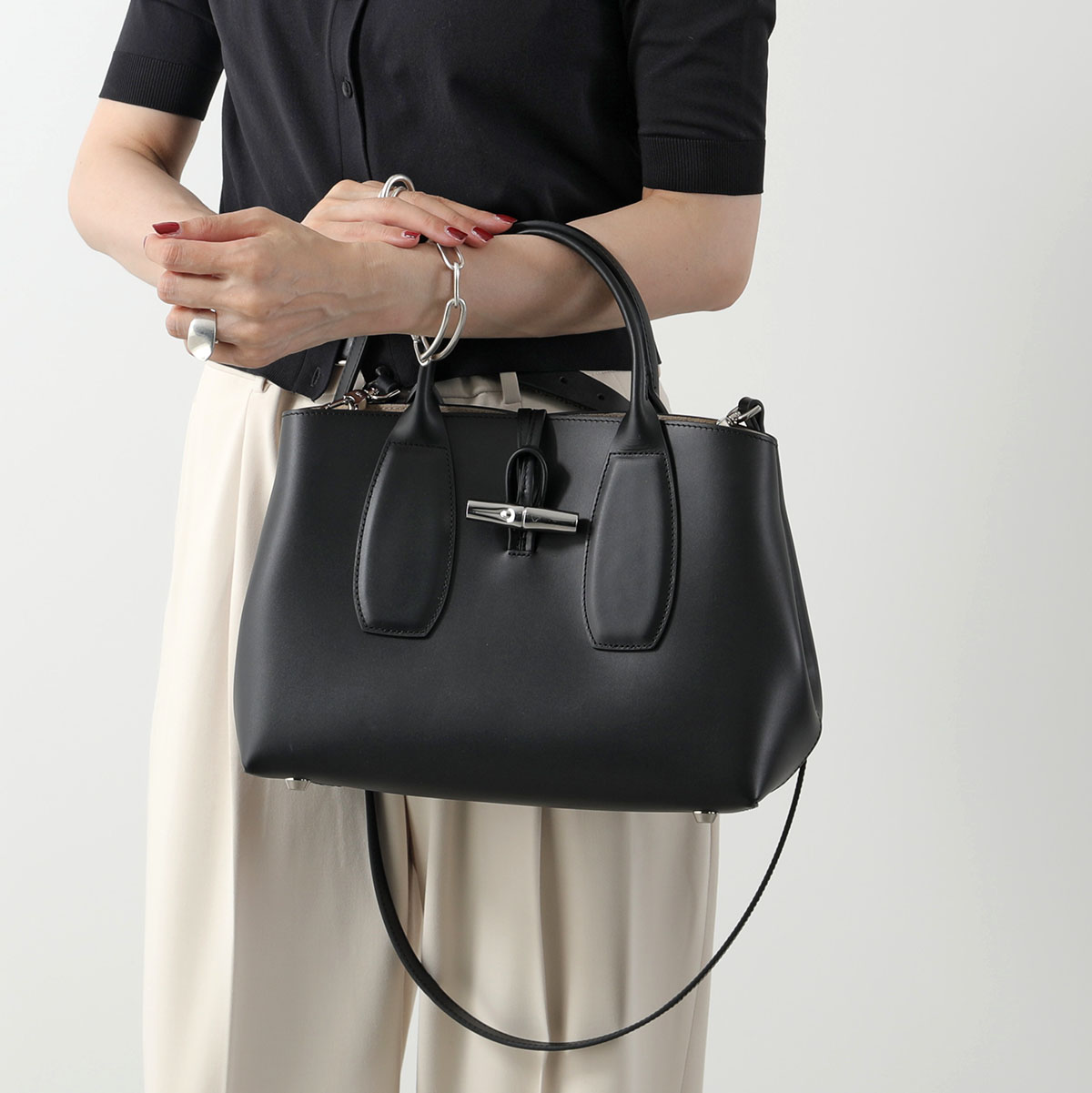 楽天市場】Longchamp ロンシャン ハンドバッグ LE ROSEAU ル ロゾ