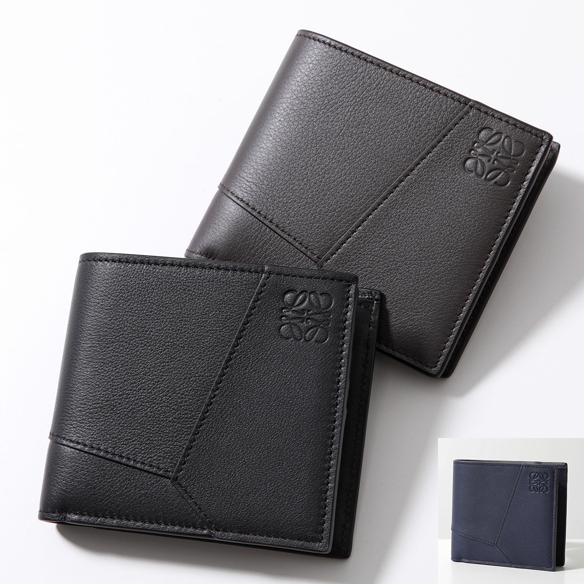 楽天市場】LOEWE ロエベ 二つ折り財布 PUZZLE パズル C510501X14