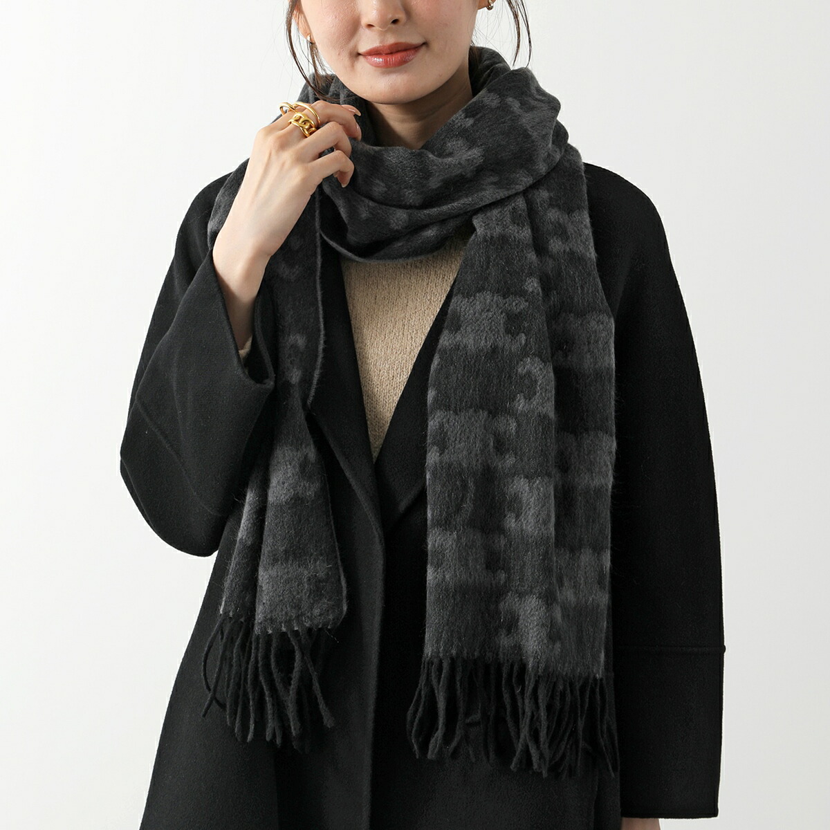 楽天市場】CELINE セリーヌ マフラー 2AWU4254U.38AT レディース