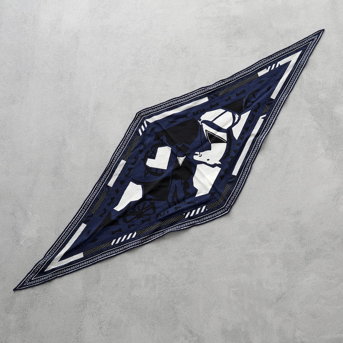 楽天市場】HERMES エルメス スカーフ ロザンジュ ミニ LOSANGE メンズ