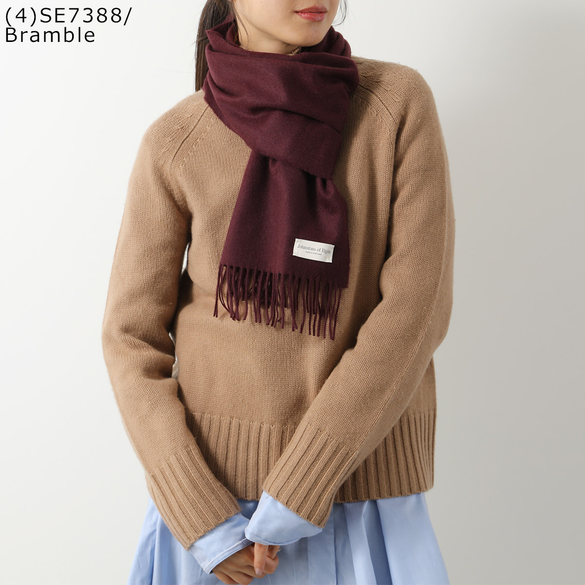 楽天市場】JOHNSTONS OF ELGIN ジョンストンズ マフラー WA16