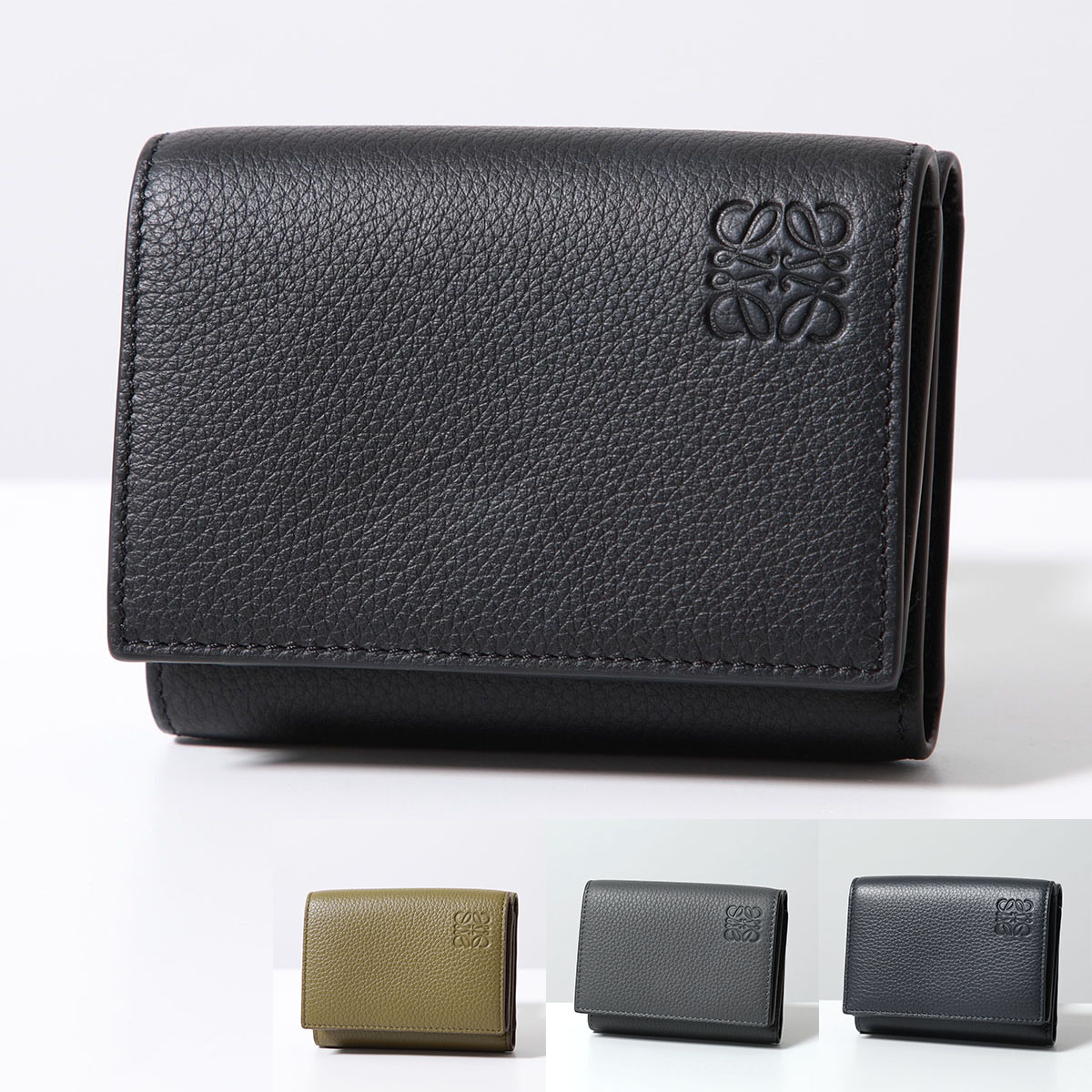 楽天市場】LOEWE ロエベ 三つ折り財布 TRIFOLD WALLET トライ