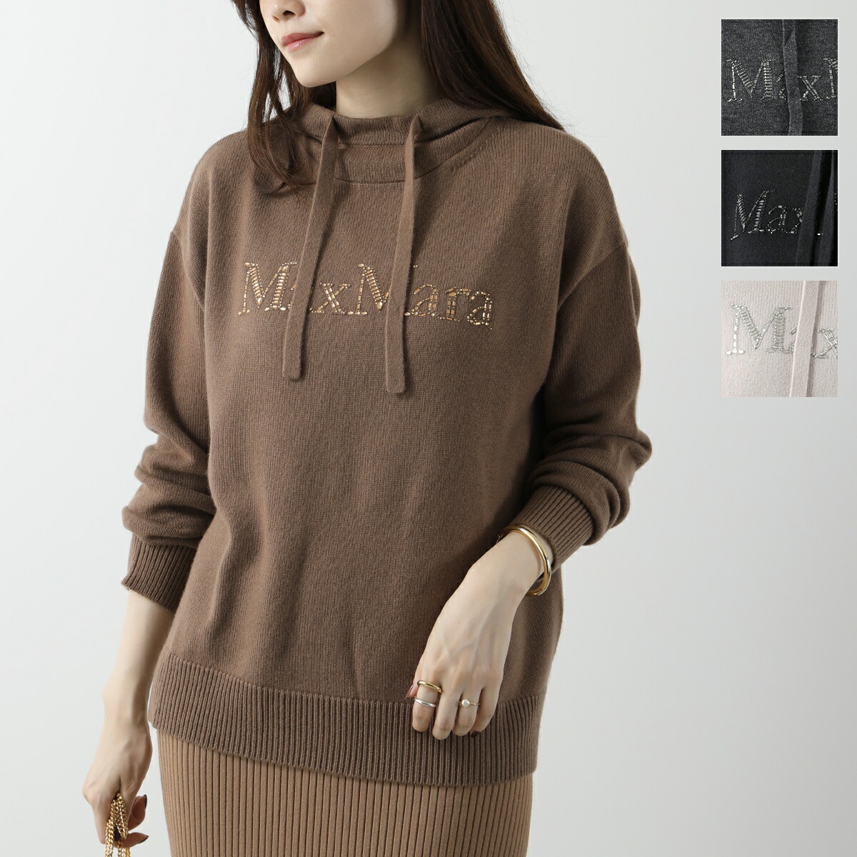 楽天市場】S MAX MARA エス マックスマーラ ニットパーカー GORIZIA