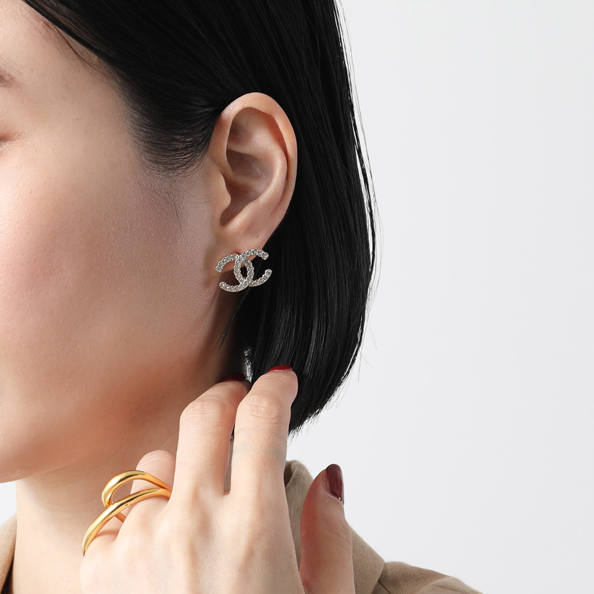 楽天市場】CHANEL シャネル ピアス ABF269 B19870 レディース ライン