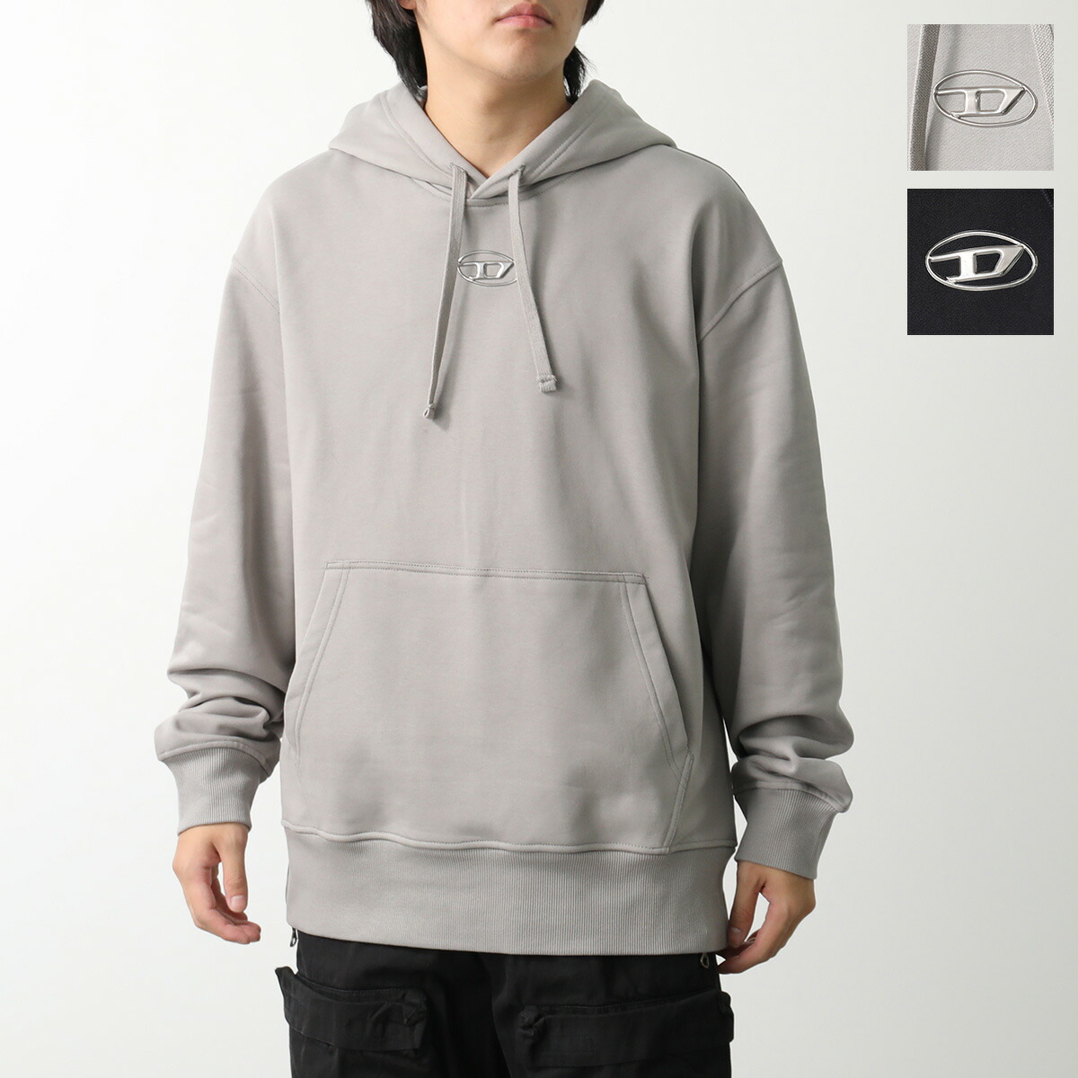 楽天市場】DIESEL ディーゼル フーディ S-MACS-HOOD-OD A09856 0IAJH
