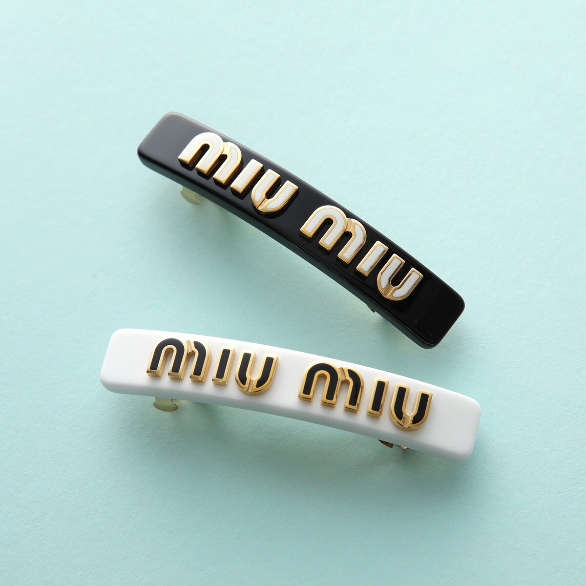 楽天市場】MIUMIU ミュウミュウ バレッタ 5IF114 2F72 レディース ヘア