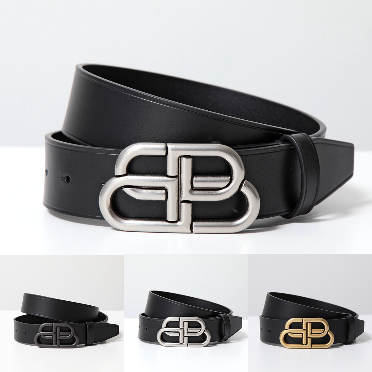 楽天市場】BALENCIAGA バレンシアガ ベルト BB LARGE BELT 35 ラージ