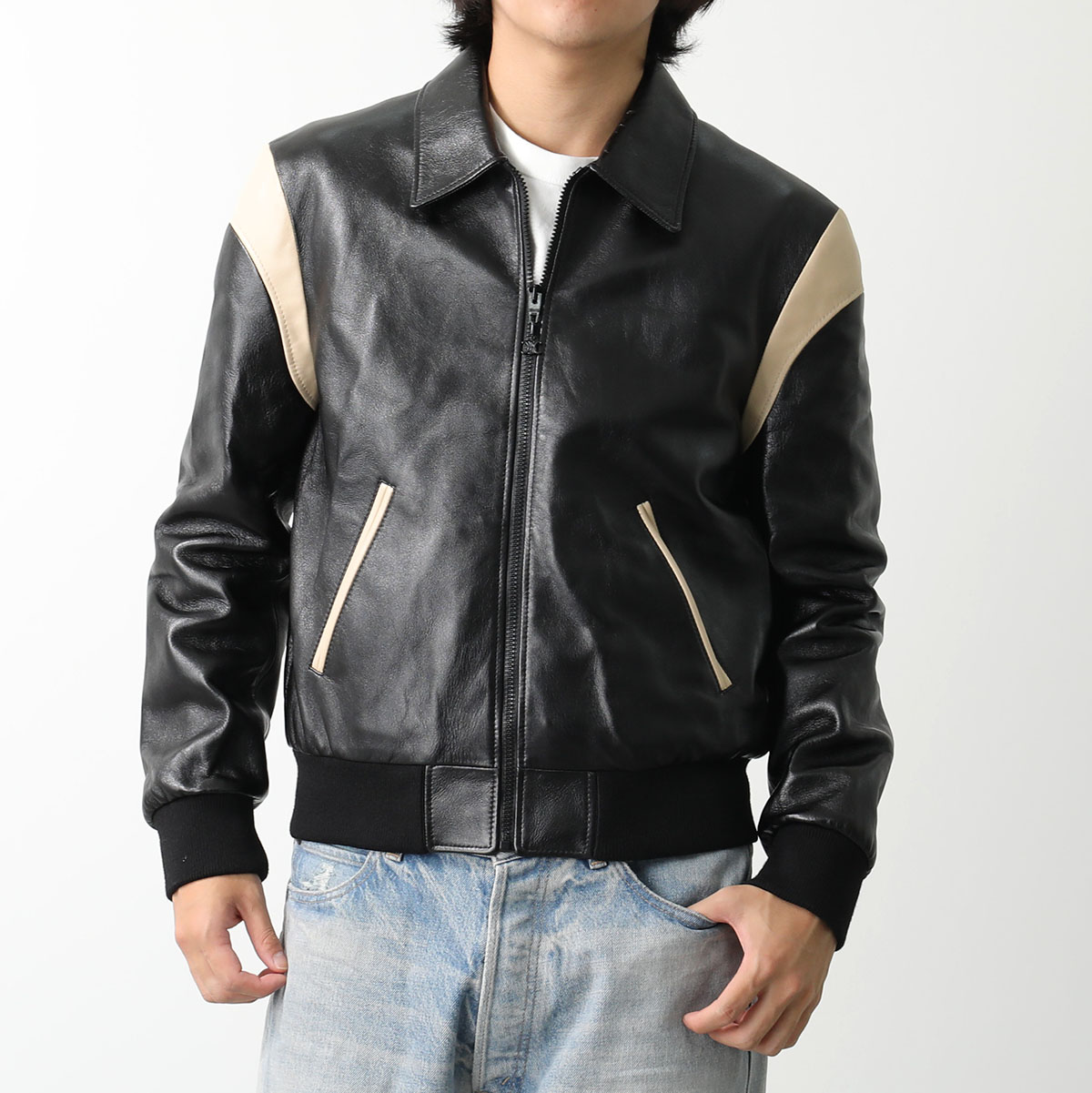 楽天市場】CELINE セリーヌ レザージャケット 968H.2EK13. 38CR メンズ