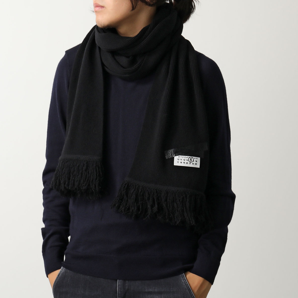 楽天市場】MM6 エムエムシックス メゾンマルジェラ マフラー SH2TE0004