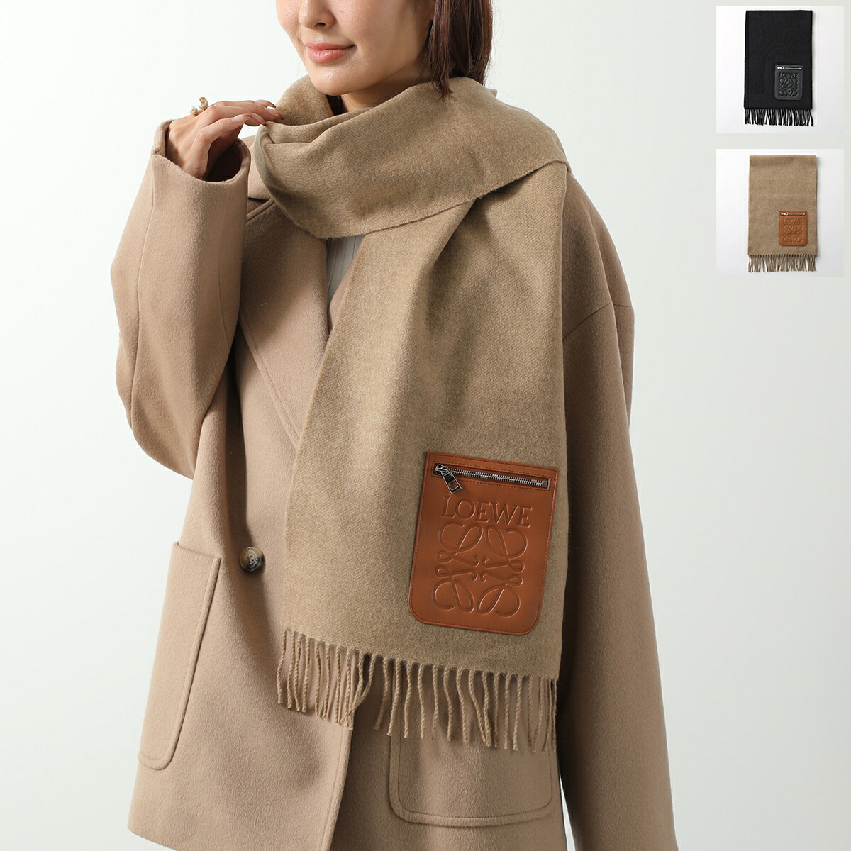 楽天市場】LOEWE ロエベ マフラー FSA5SS1W01 レディース カシミヤ