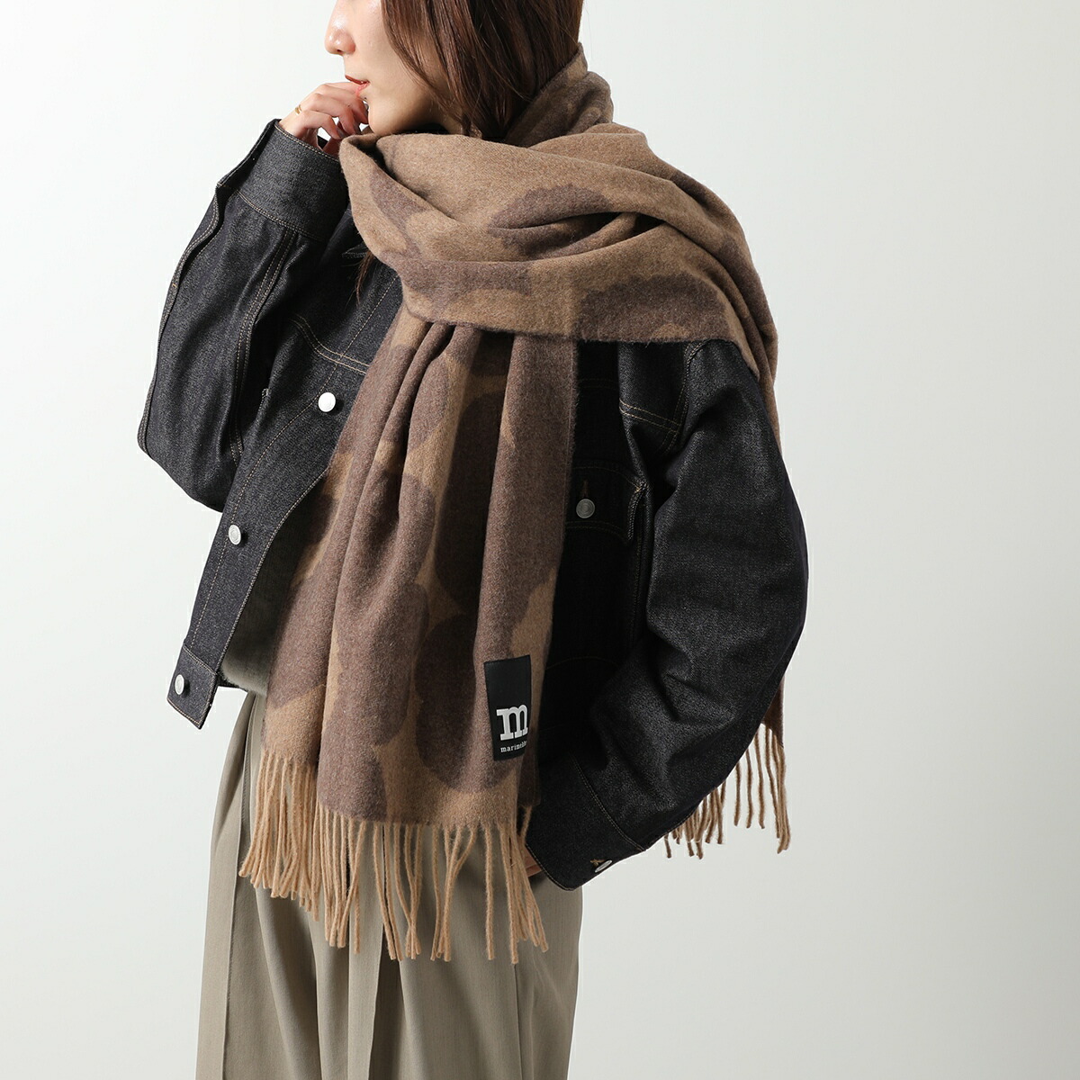 楽天市場】marimekko マリメッコ マフラー Identtinen Unikko ウニッコ