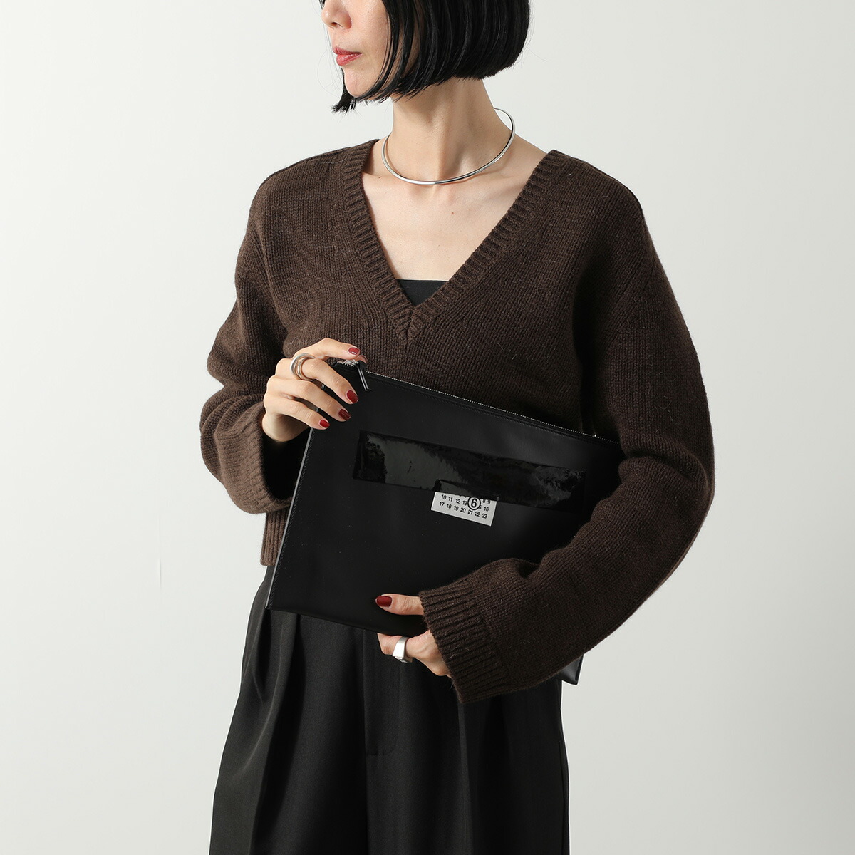 楽天市場】MM6 エムエムシックス メゾンマルジェラ クラッチバッグ