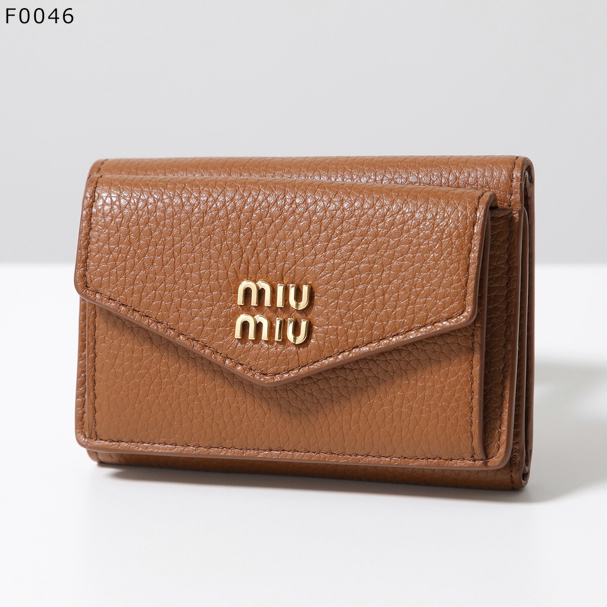 楽天市場】MIUMIU ミュウミュウ 三つ折り財布 5MH021 ADT7 レディース