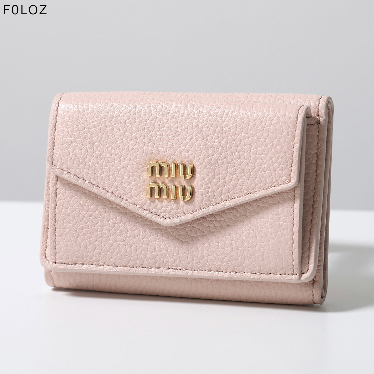 楽天市場】MIUMIU ミュウミュウ 三つ折り財布 5MH021 ADT7 レディース