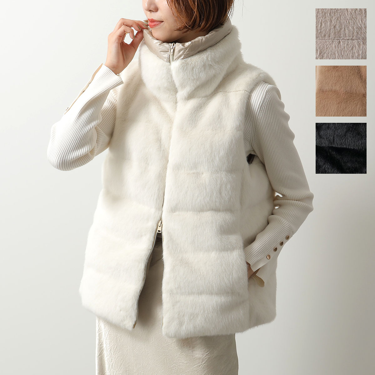 楽天市場】HERNO ヘルノ ダウンベスト PI002122D 12630 レディース