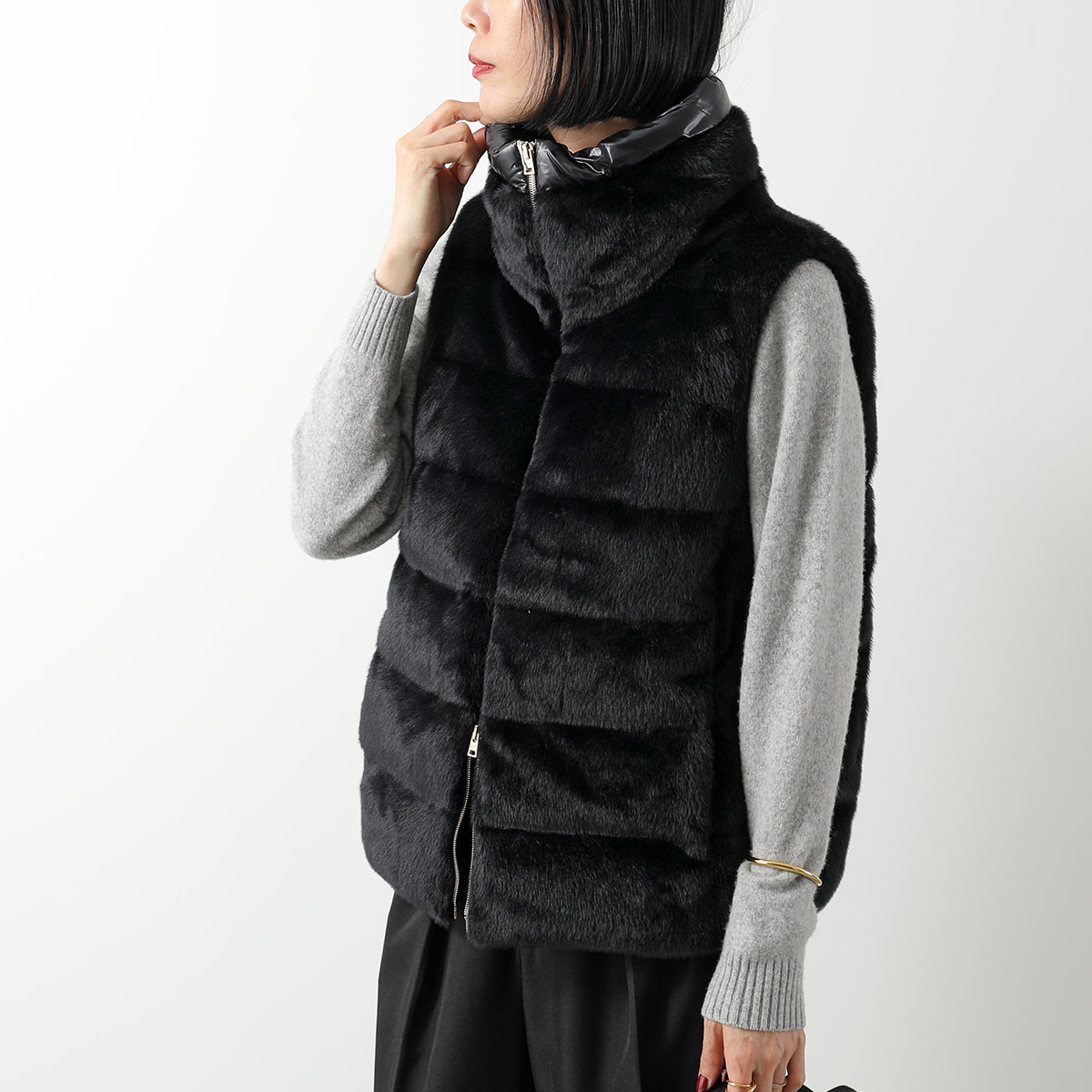 楽天市場】HERNO ヘルノ ダウンベスト PI002122D 12630 レディース