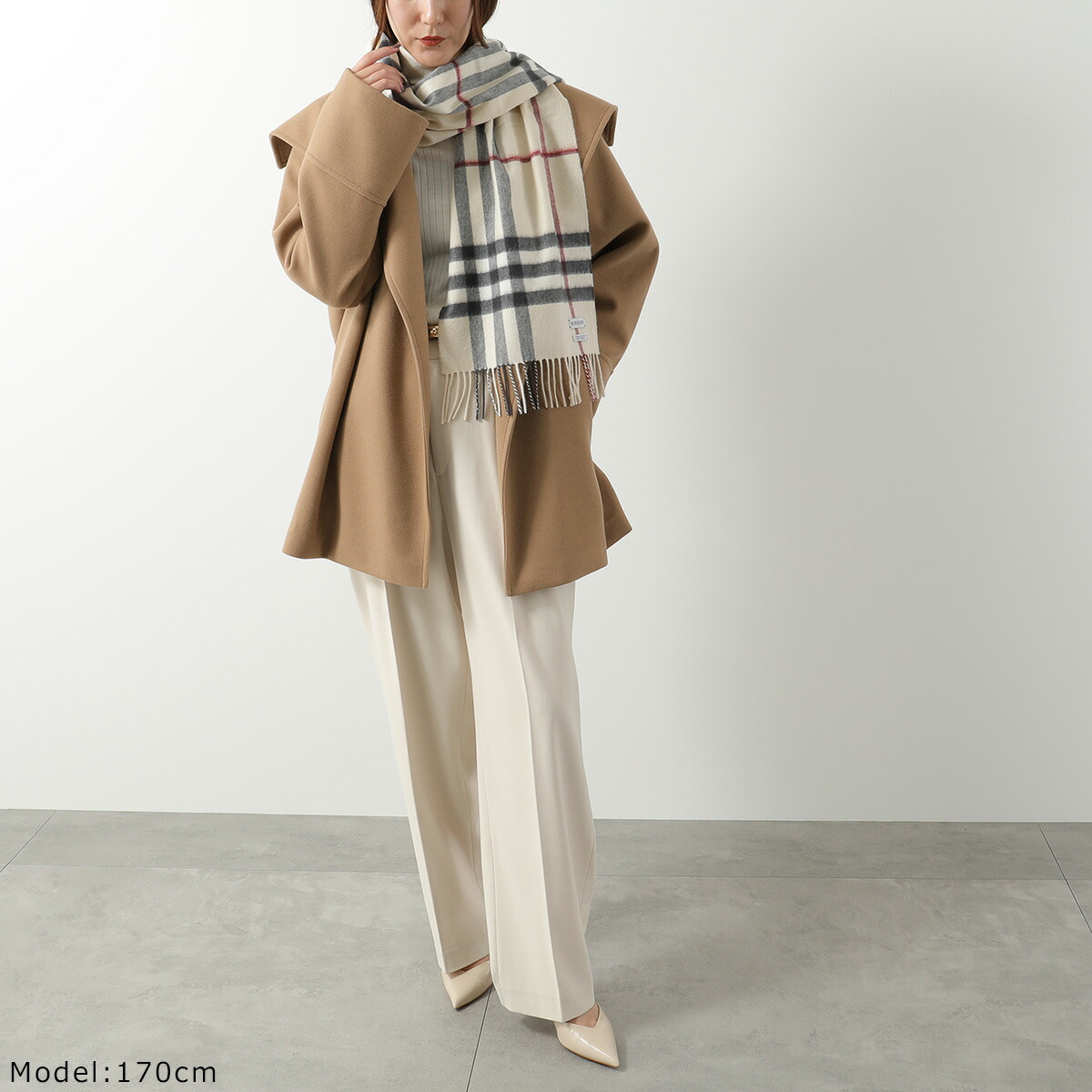 楽天市場】BURBERRY バーバリー マフラー MU GIANT CHK CS SC 8091005