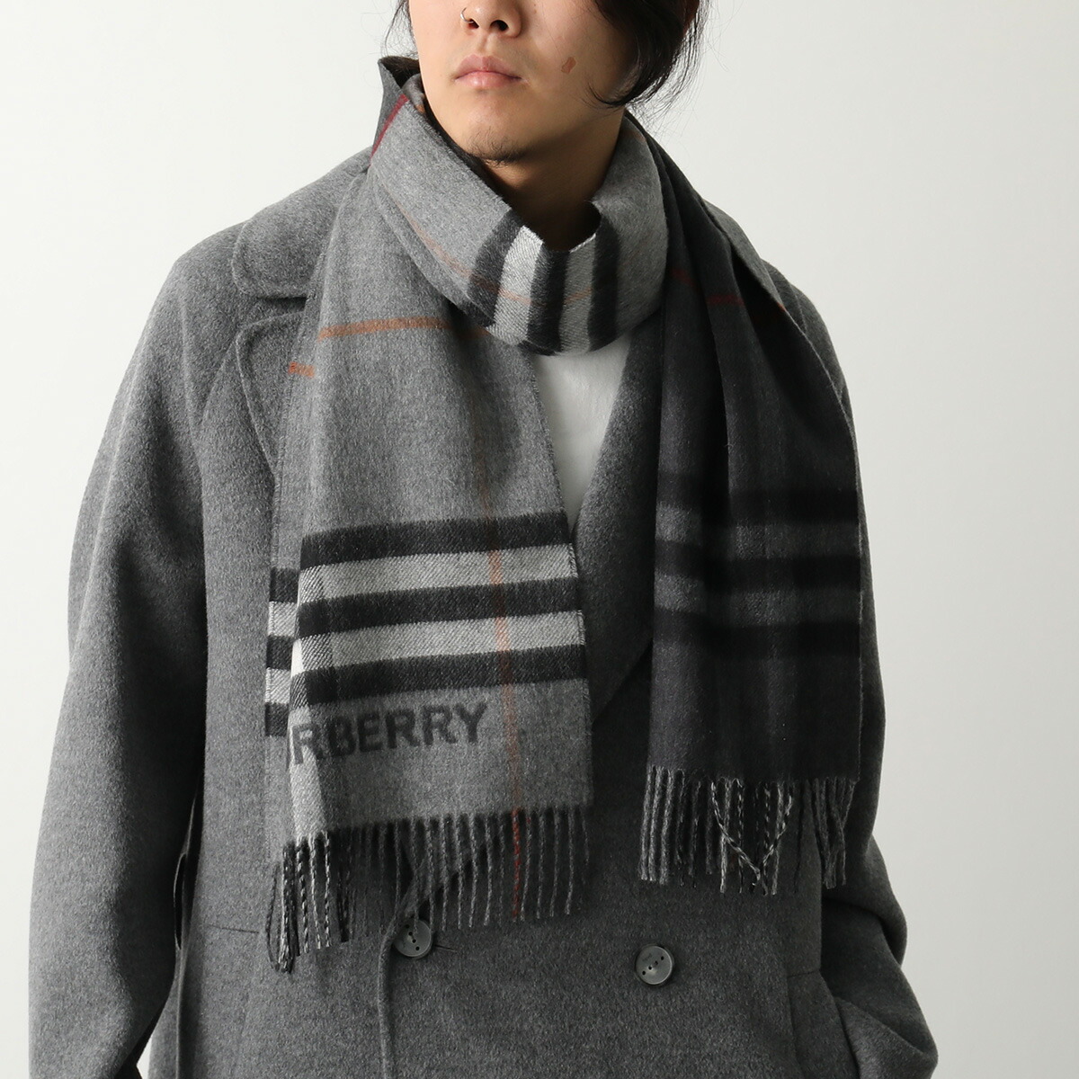 楽天市場】BURBERRY バーバリー マフラー MU GNT CHK LTL SPT SCF