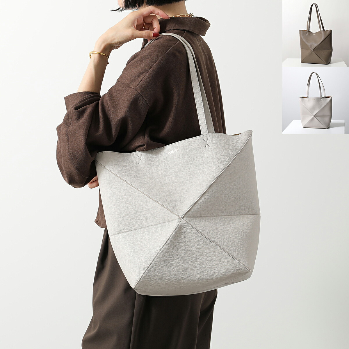 楽天市場】LOEWE ロエベ トートバッグ PUZZLE FOLD TOTE MEDIUM パズル