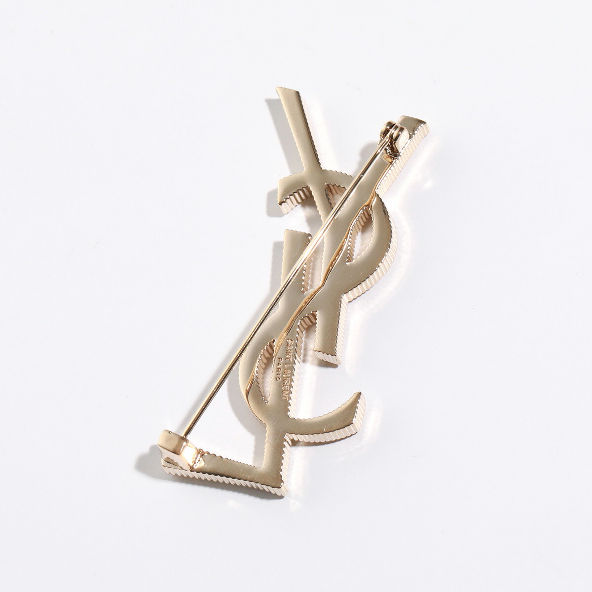 楽天市場】SAINT LAURENT サンローラン ブローチ CASSANDRE BROCHE