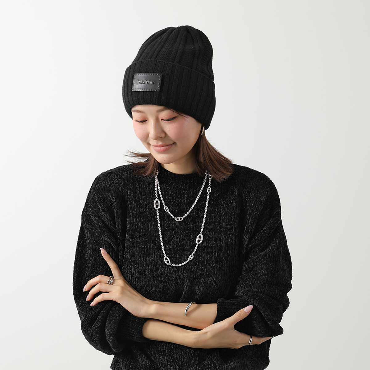 楽天市場】MAX MARA マックスマーラ ニット帽 MACBETH マクベス