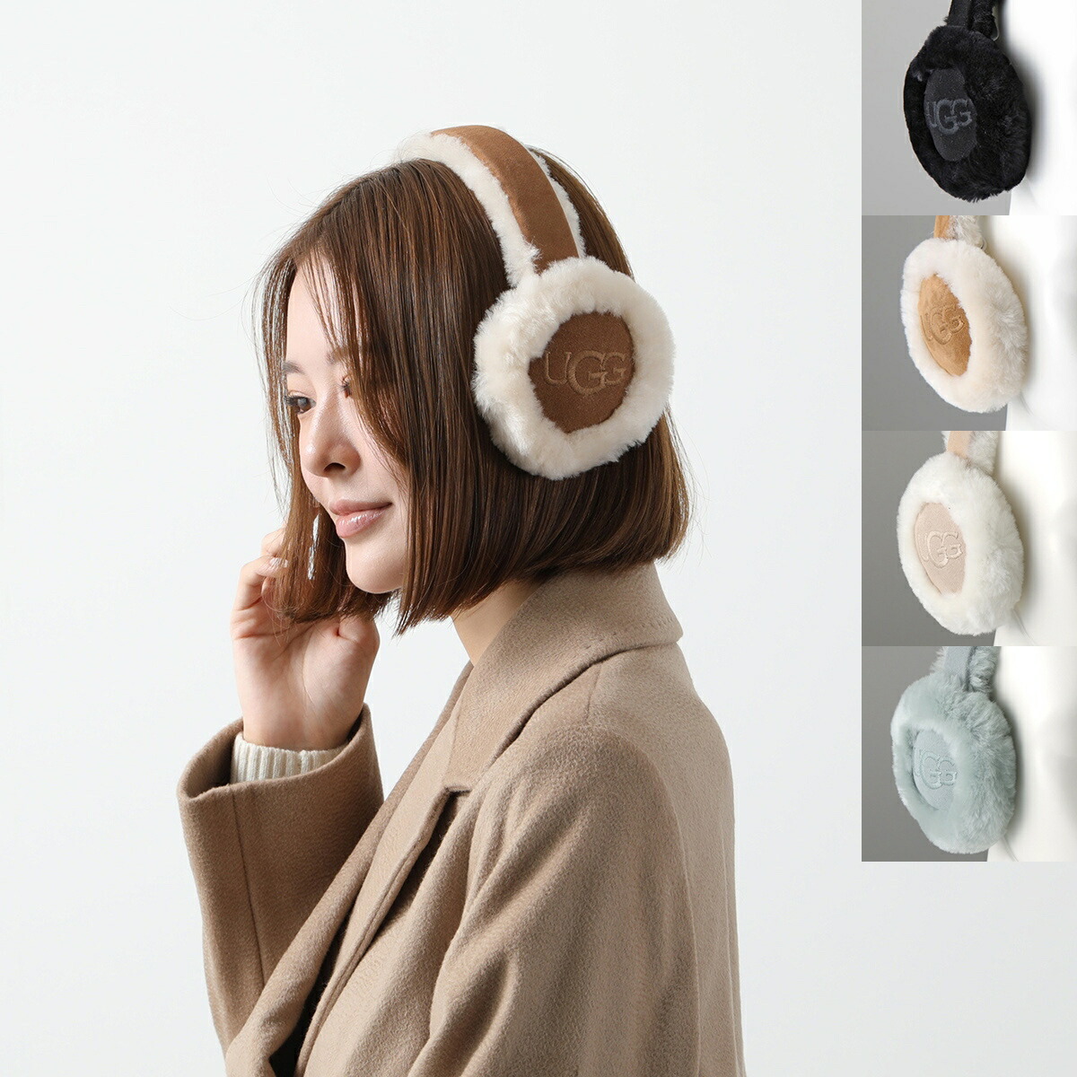 楽天市場】UGG アグ イヤーマフ SHEEPSKIN EMBROIDERY EARMUFF シープ