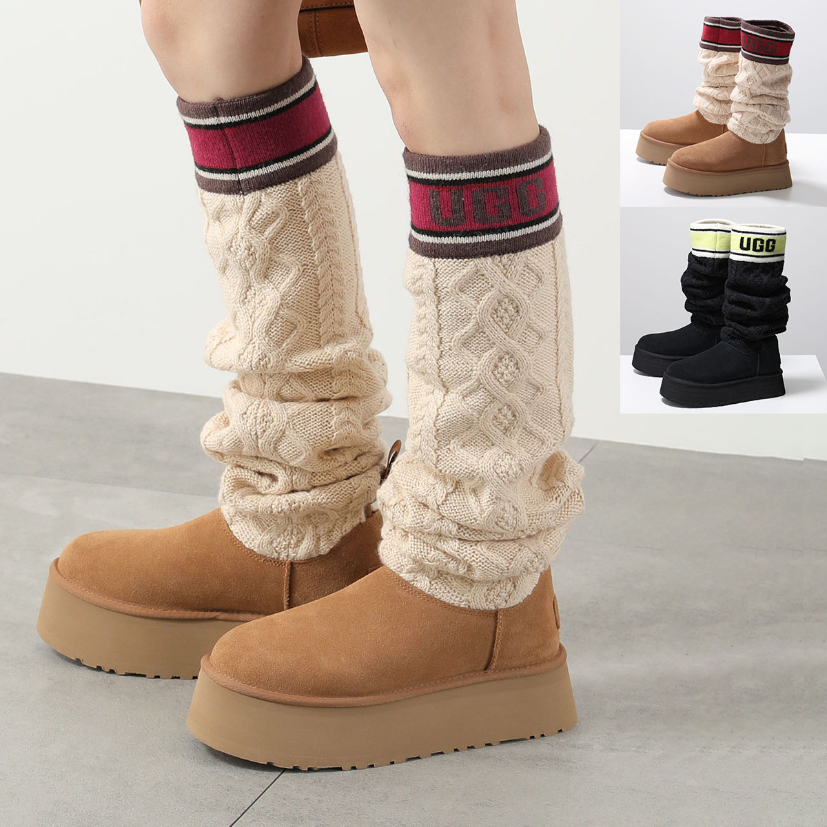 楽天市場】UGG アグ ロングブーツ W CLASSIC SWEATER LETTER TALL