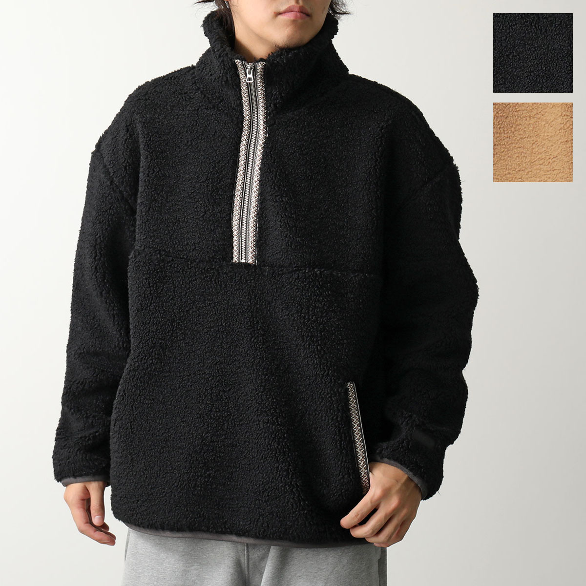 楽天市場】UGG アグ プルオーバー BRAID HALF ZIP ブレイド ハーフ