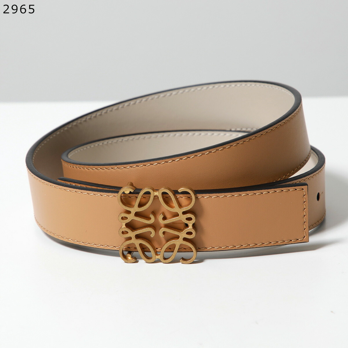 楽天市場】LOEWE ロエベ ベルト ANAGRAM REV 2.8 CM BELT アナグラム