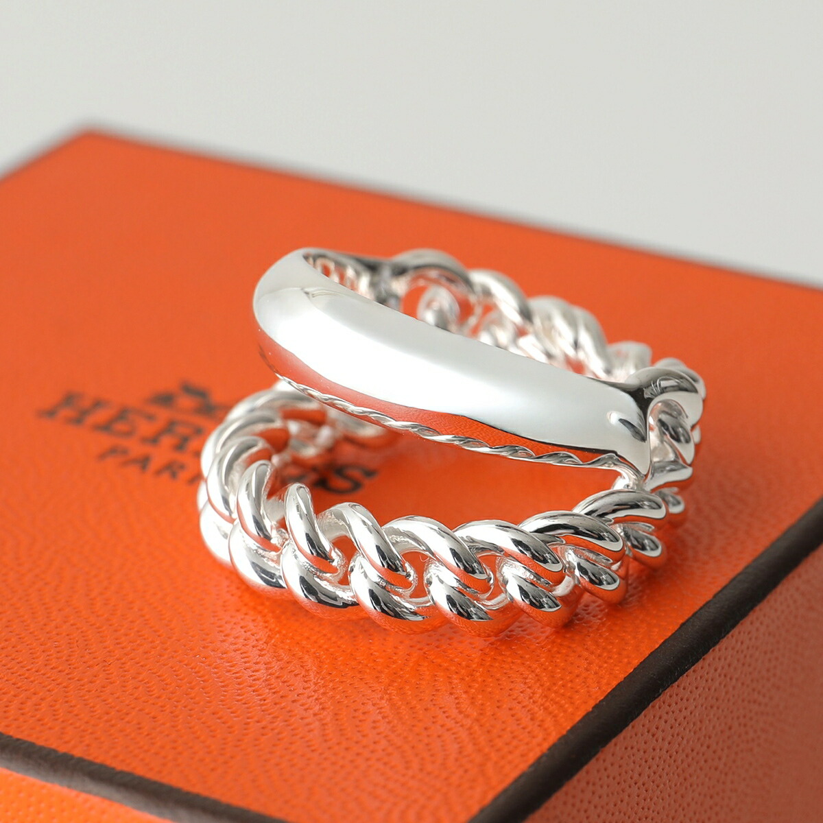 楽天市場】HERMES エルメス リング ブックル セリエ アンフレキシブル