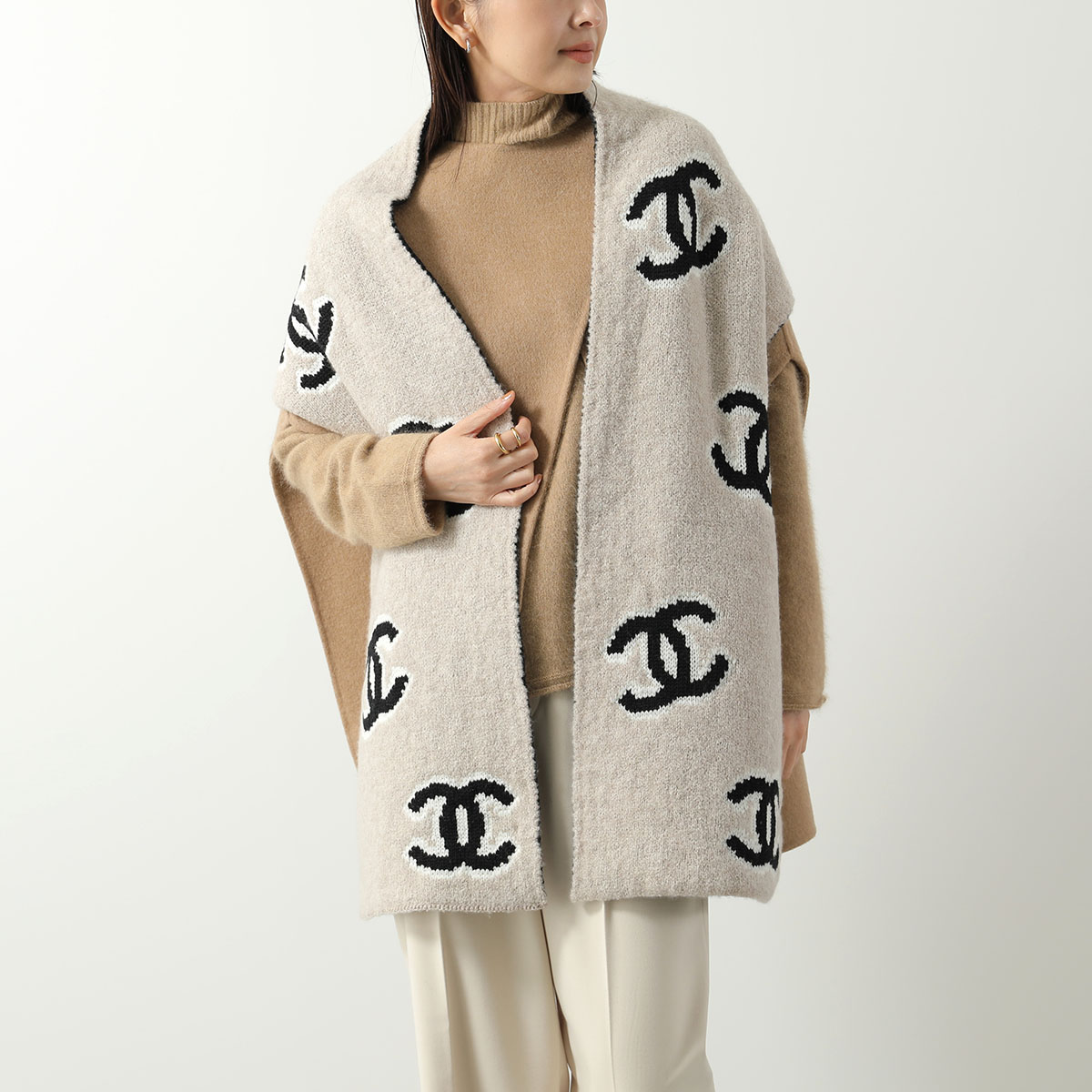 楽天市場】CHANEL シャネル マフラー AA8451 B08891 レディース