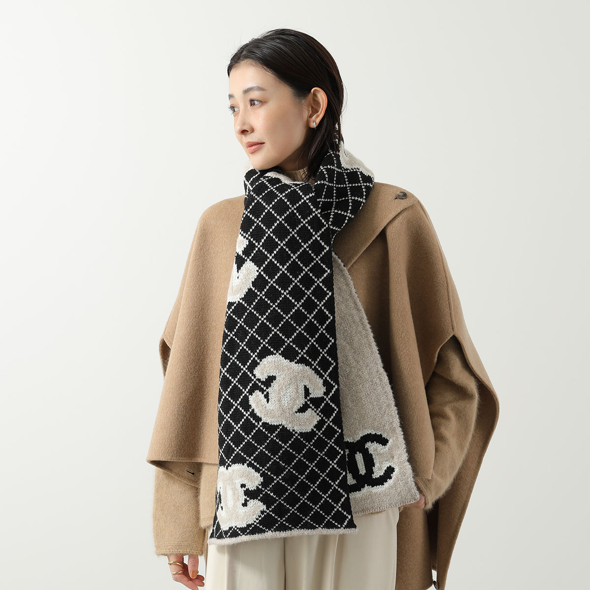 楽天市場】CHANEL シャネル マフラー AA8451 B08891 レディース