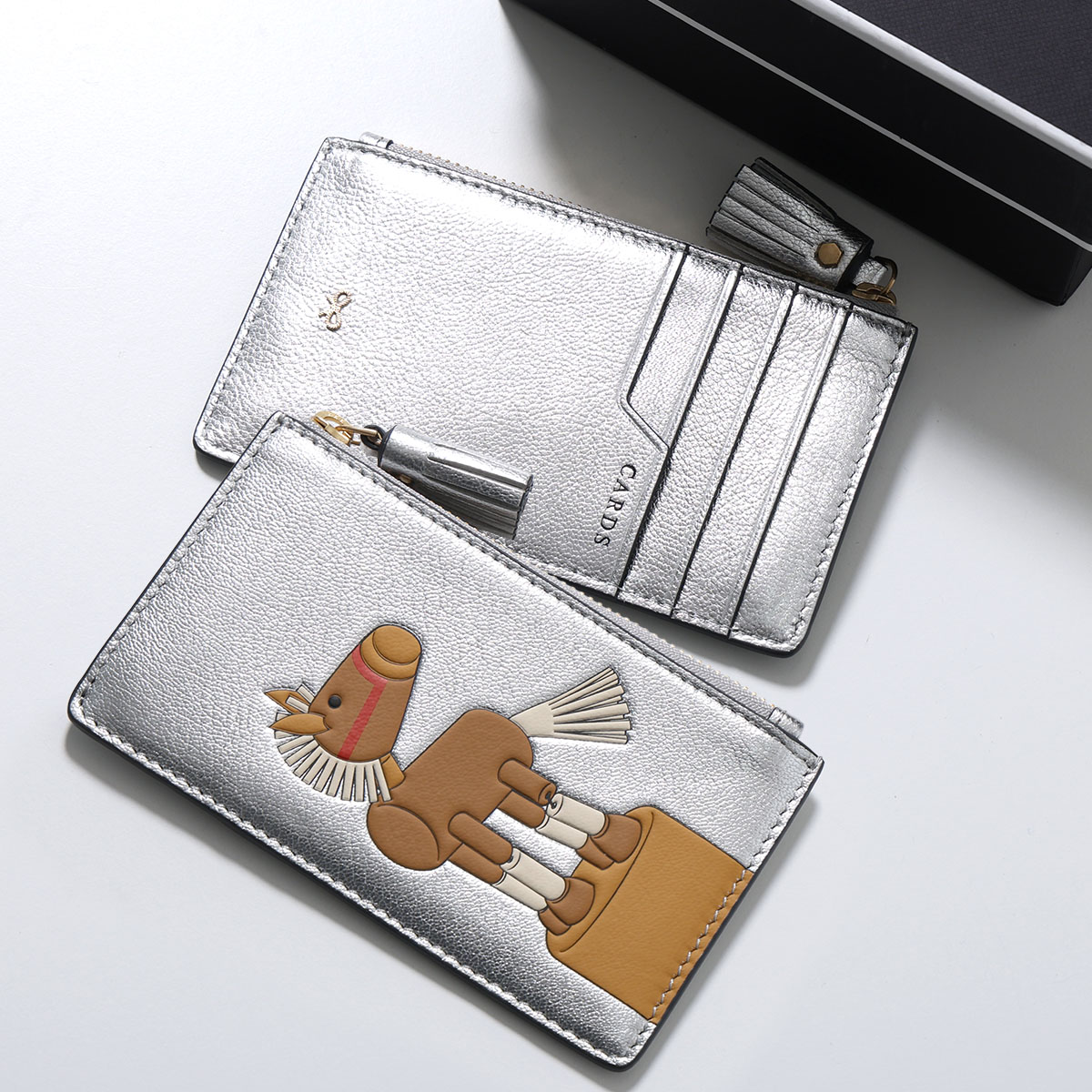 楽天市場】ANYA HINDMARCH アニヤハインドマーチ カードケース Zip