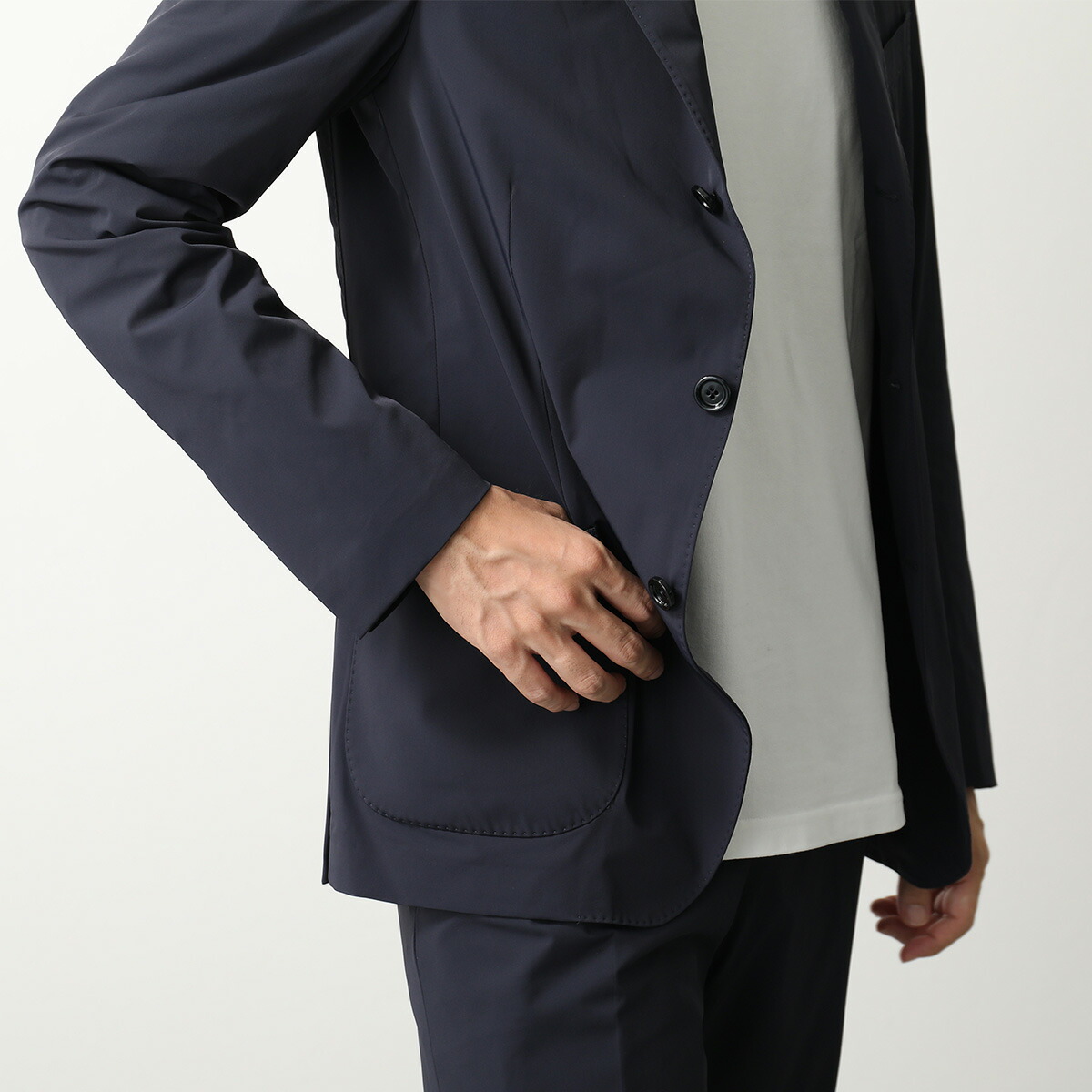 極上シルク混 LARDINI ノルディック ブートニエール アンコン