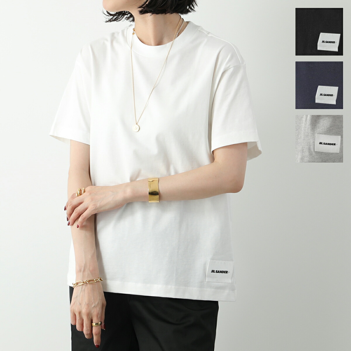 楽天市場】JIL SANDER+ ジルサンダー プラス Tシャツ J40GC0001 J45048