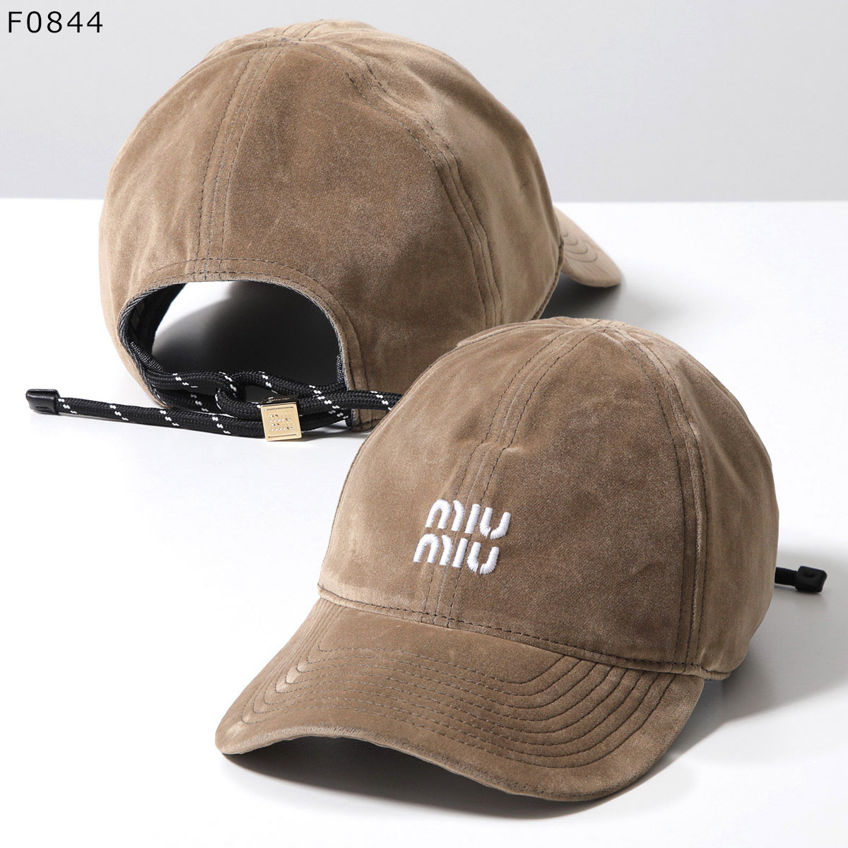 楽天市場】MIUMIU ミュウミュウ ベースボールキャップ 5HC369 2CUA