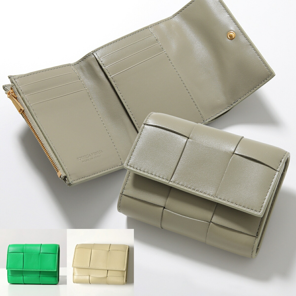 楽天市場】BOTTEGA VENETA ボッテガヴェネタ 三つ折り財布 651372