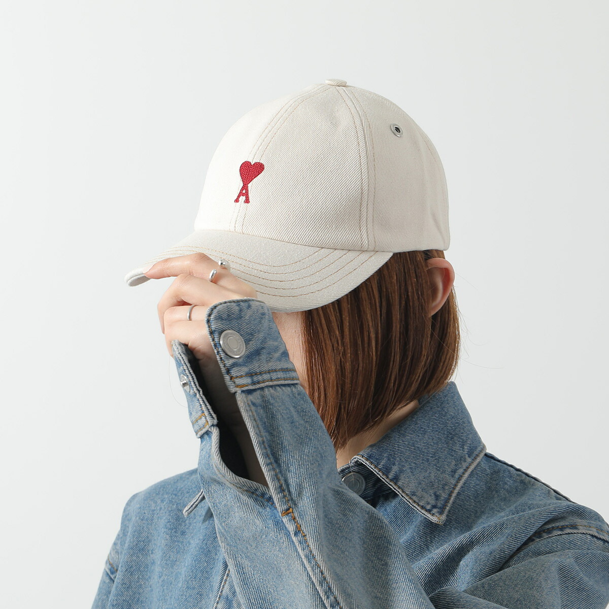 楽天市場】ami paris アミパリス ベースボールキャップ UCP116.DE0039