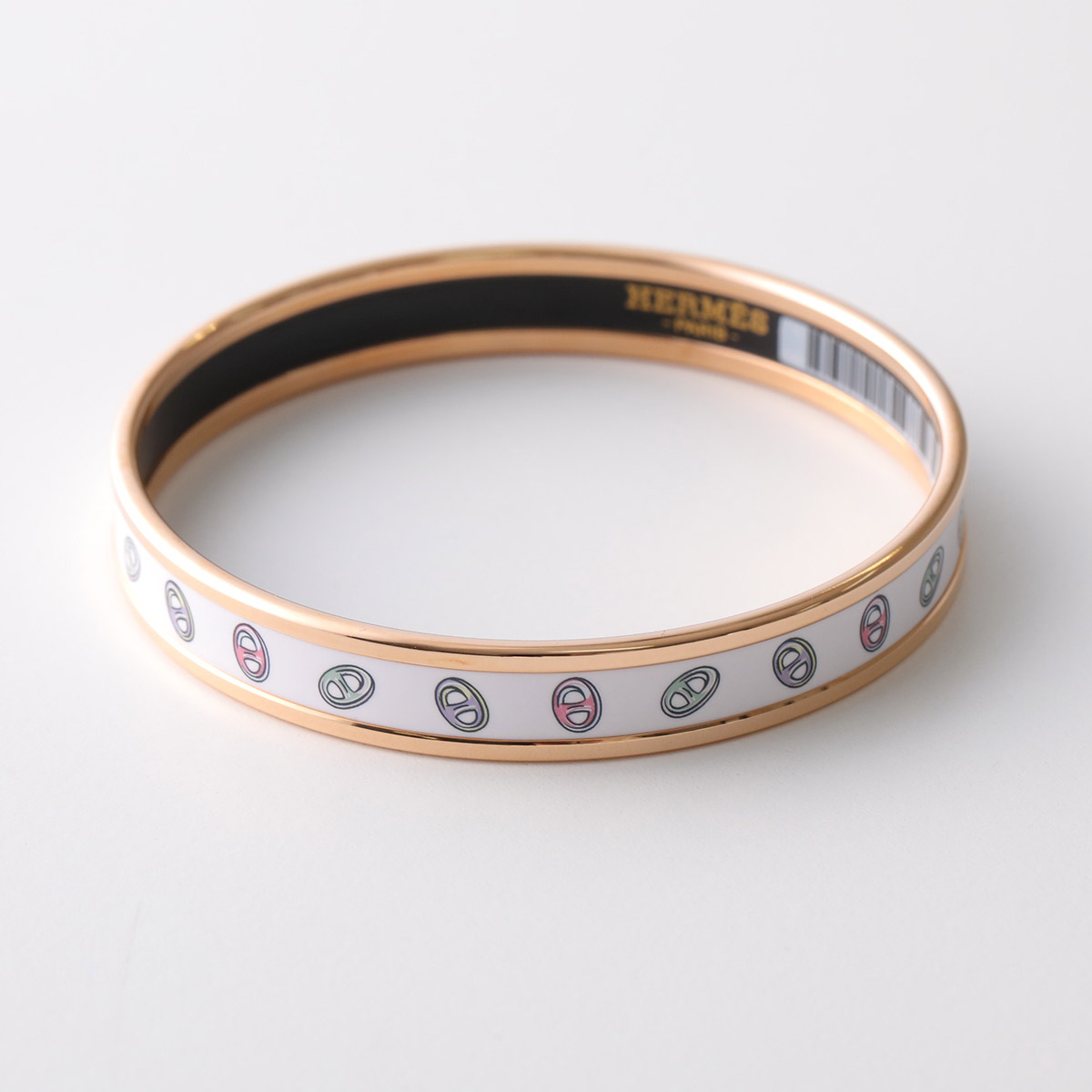 楽天市場】HERMES エルメス エナメルブレスレット ファン Funny Ice