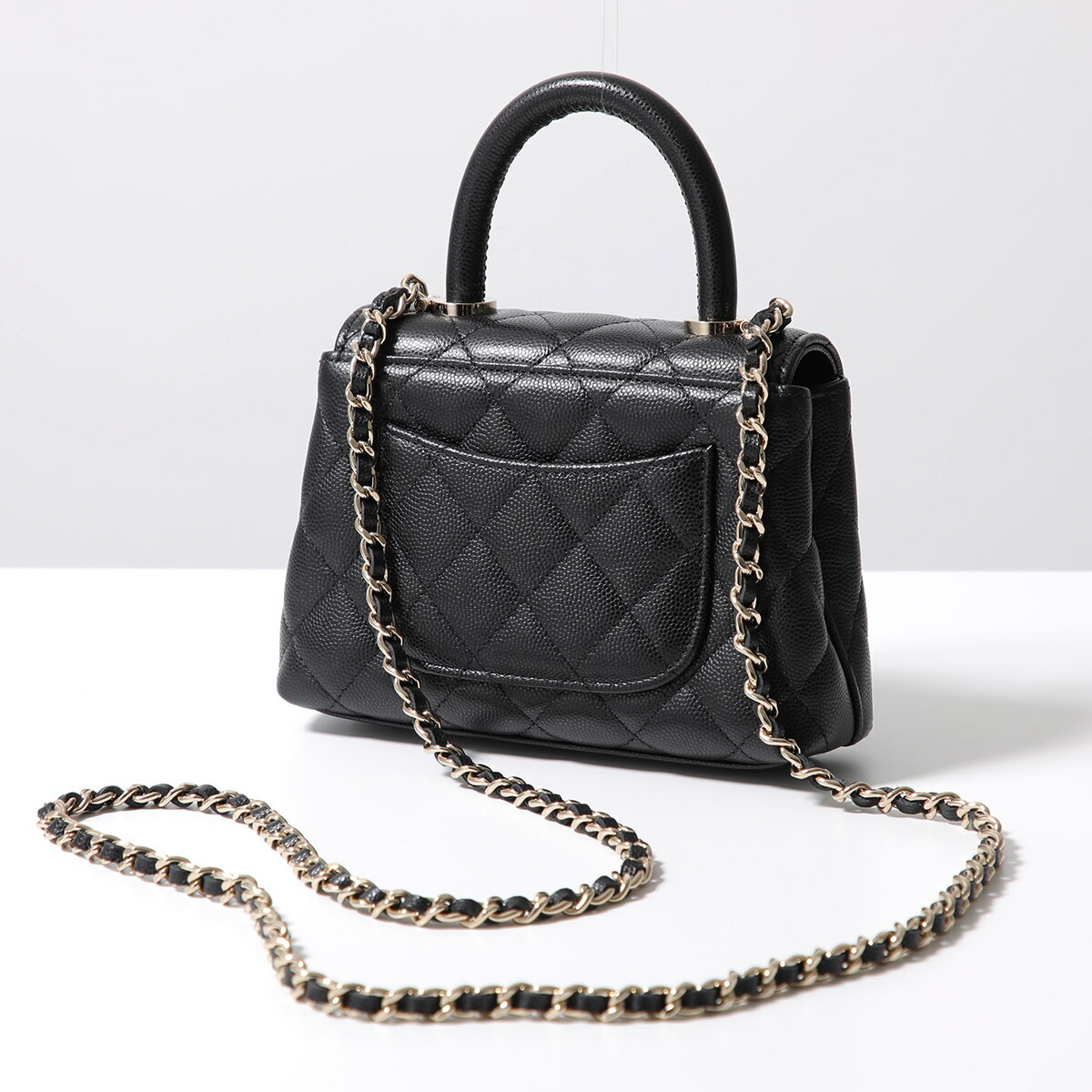 楽天市場】CHANEL シャネル ショルダーバッグ ミニミニ ココハンドル