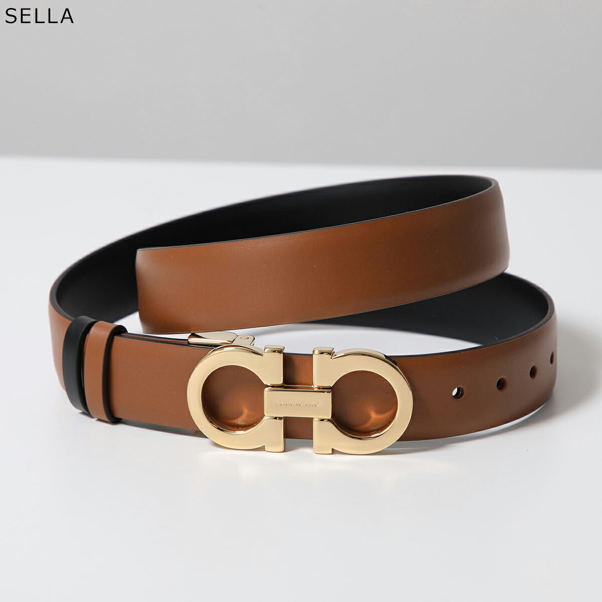 楽天市場】FERRAGAMO フェラガモ ベルト 23 A565 715198 786256